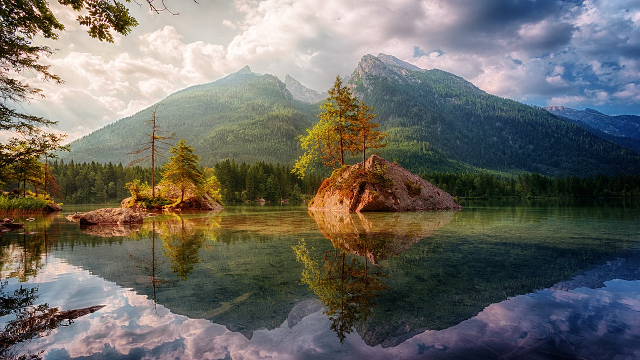 Landschaft Bayern oder China